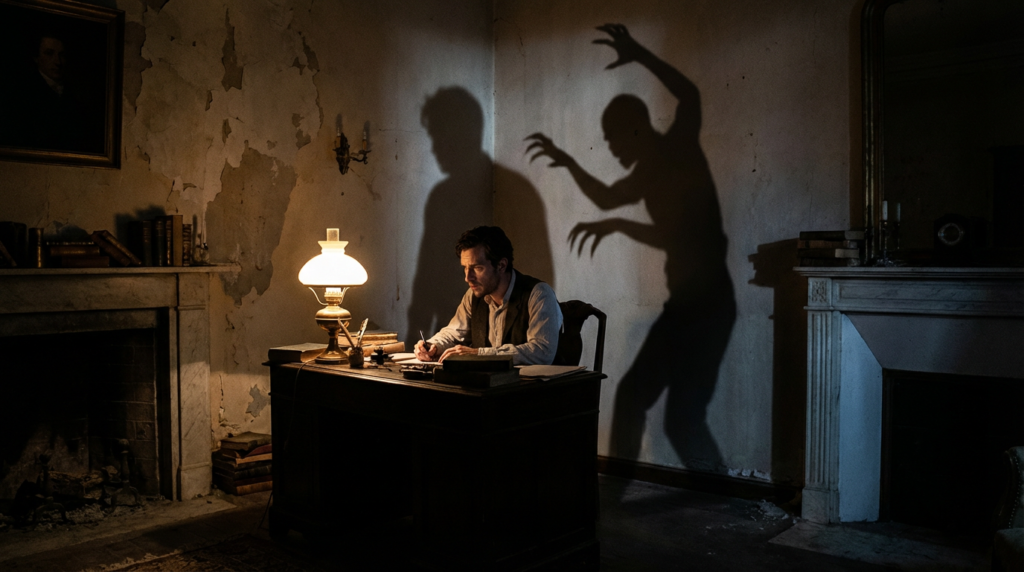 दोहरी छाया: एक डरावनी कहानी