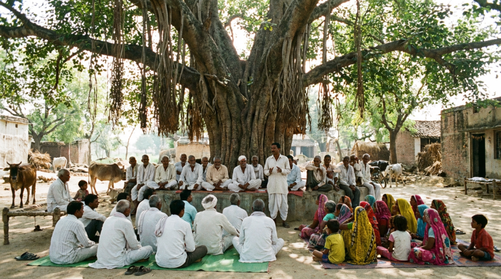 पीपल के नीचे पंचायत