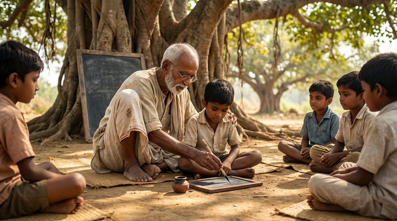 गाँव का मास्टर जी